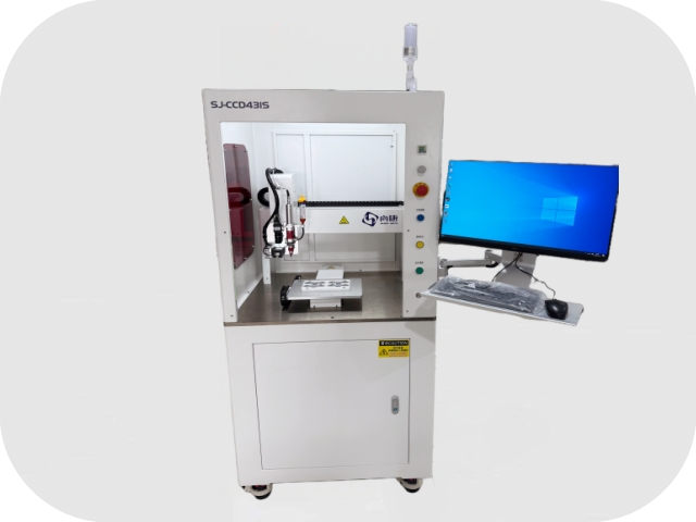 视觉点胶机+螺杆阀